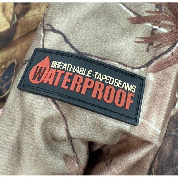 Realtree Camo Mens Hunting Jacket Team Whitetail Quilted Hooded Lightweight 3XL - Picture 8 of 12